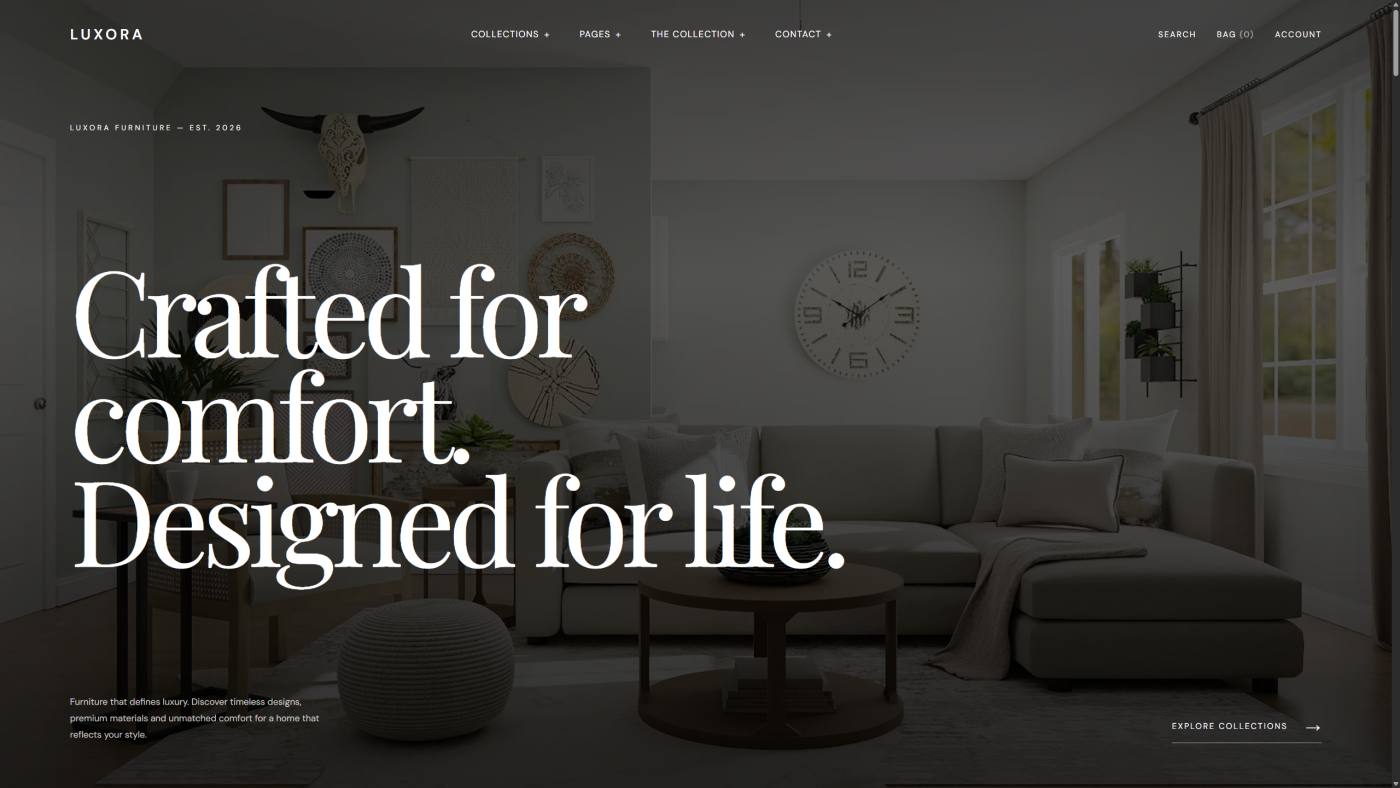 LUXORA project preview